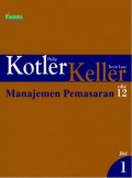 Manajemen Pemasaran Jilid 1