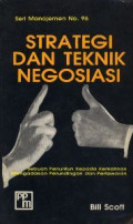 Strategi dan Teknik Negosiasi
